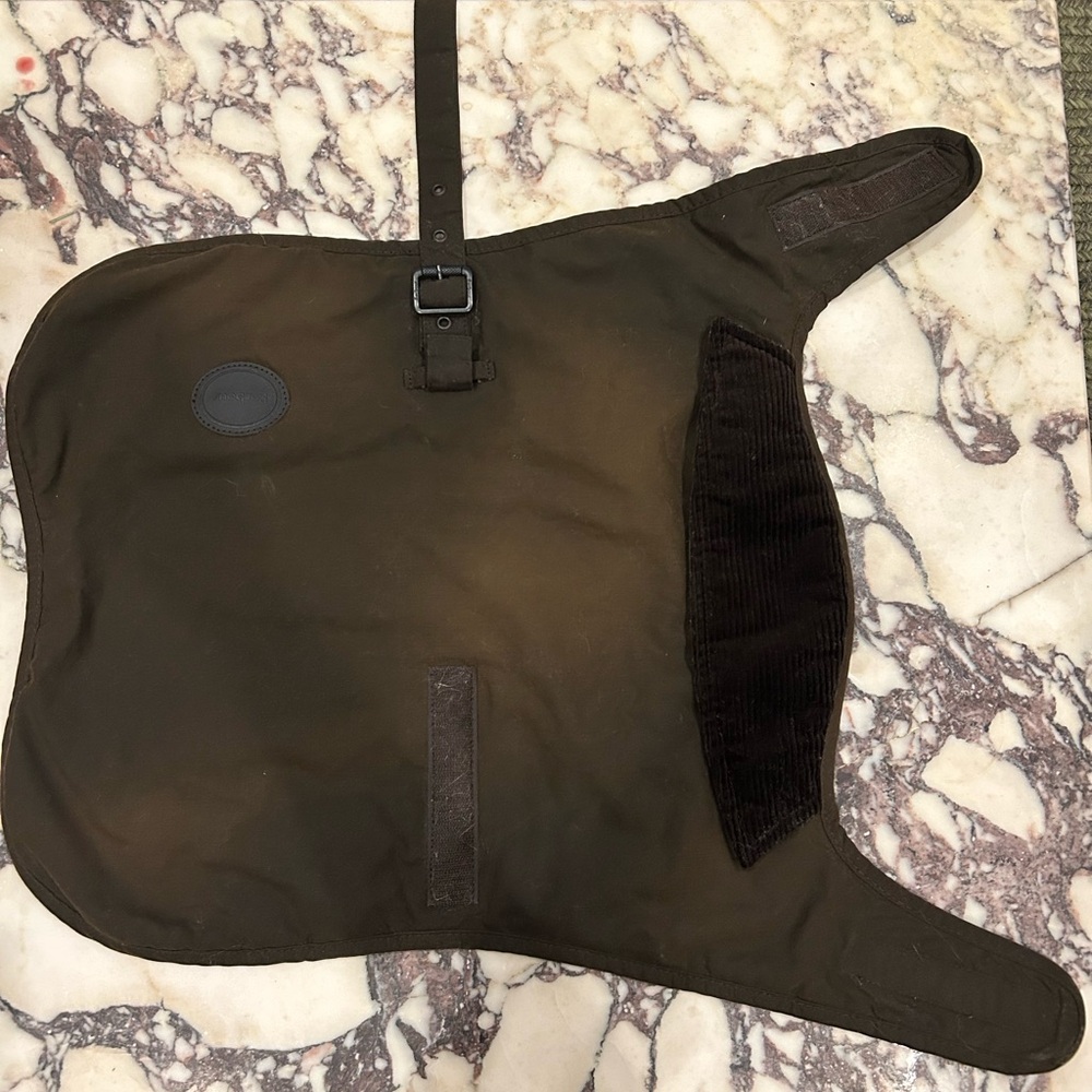 Barbour waxed dog jacket - Olive - M